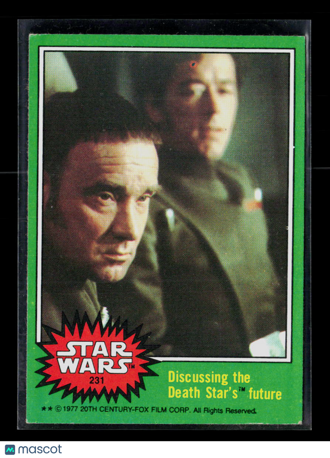 1977 Topps Star Wars Series 4 (Green) Leslie Schofield Don Henderson #231