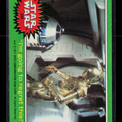 1977 Topps Star Wars Series 4 (Green) John Williams #220