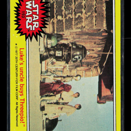 1977 Topps Star Wars Series 3 #193