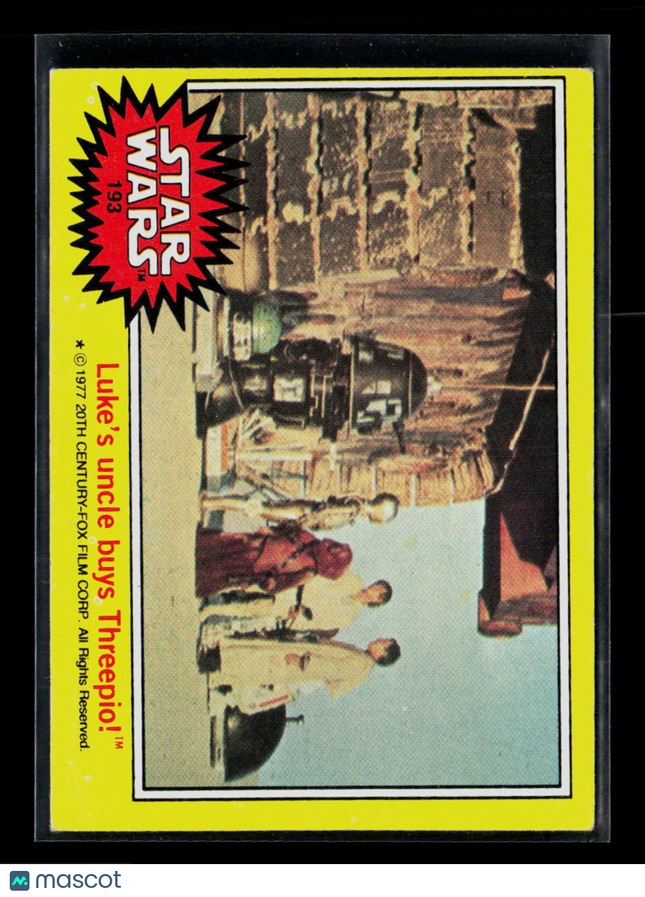 1977 Topps Star Wars Series 3 #193