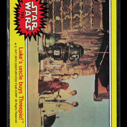 1977 Topps Star Wars Series 4 #193