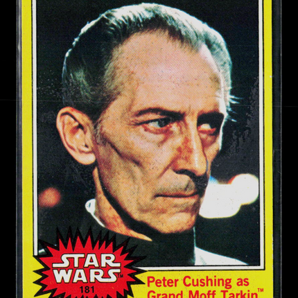 1977 Topps Star Wars Peter Cushing #181