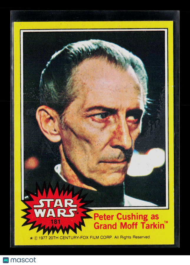 1977 Topps Star Wars Peter Cushing #181