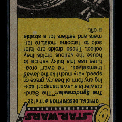 1977 Topps Star Wars Series 3 Mark Hamill #176