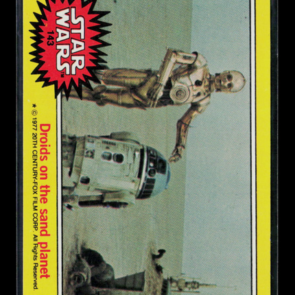 1977 Topps Star Wars Puzzle Back #143