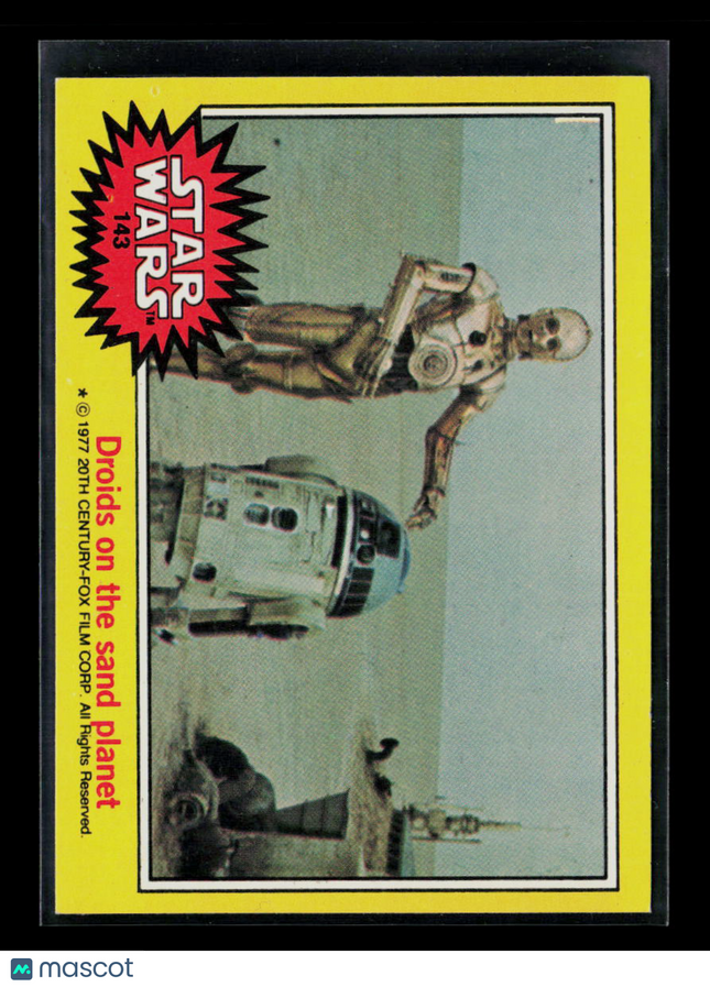 1977 Topps Star Wars Puzzle Back #143