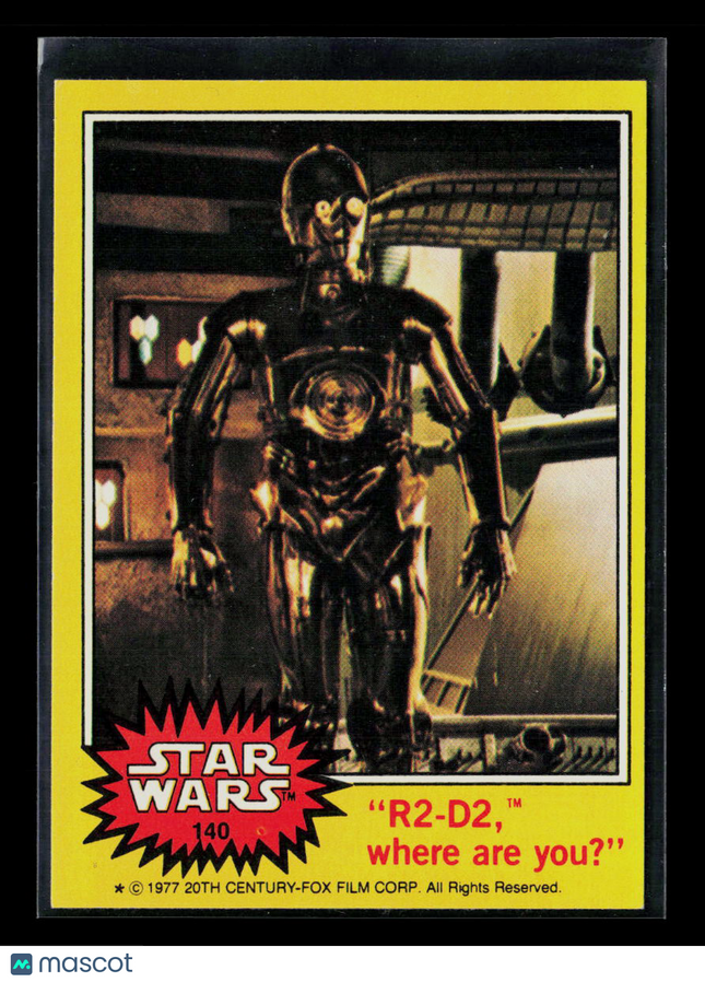 1977 Topps Star Wars Anthony Daniels #140