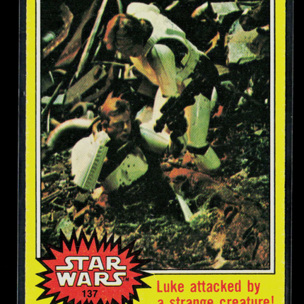 1977 Topps Star Wars Harrison Ford Mark Hamill #137