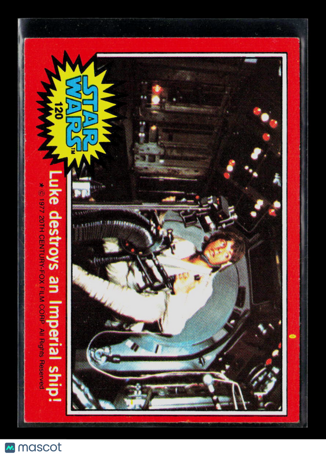 1977 Topps Star Wars Series 2 Mark Hamill #120