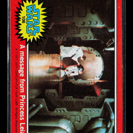 1977 Topps Star Wars Carrie Fisher #106