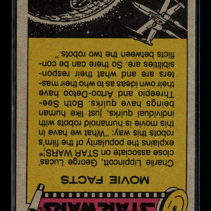 1977 Topps Star Wars Series 1 Harrison Ford Mark Hamill Peter Mayhew #54