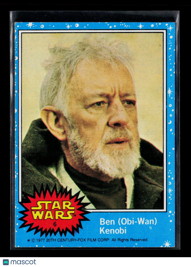 1977 Topps Star Wars Series 1 Ben Kenobi #6