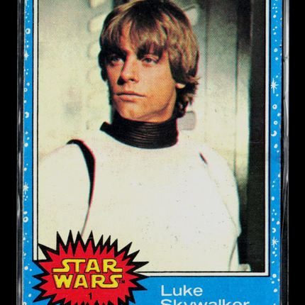1977 Topps Star Wars Mark Hamill #1