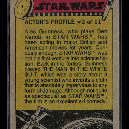 1977 Topps Star Wars Alec Guinness #78