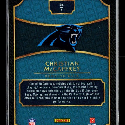 2016 Panini Select Christian McCaffrey #7 XRC