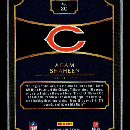 2016 Panini Select Football Adam Shaheen #20 XRC