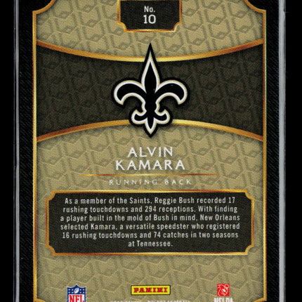 2016 Panini Select Football Alvin Kamara #10 XRC