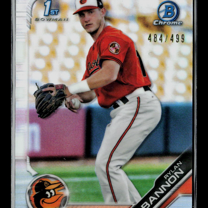 2019 Bowman Chrome Rylan Bannon #BCP-23 Refractor 484/499