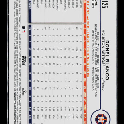 2024 Topps Chrome Update Series Ronel Blanco #USC125 X-Fractor RC