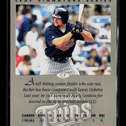 1996 Leaf Signature Series Rich Becker Auto