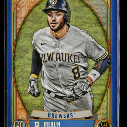 2021 Topps Gypsy Queen Ryan Braun #204 Blue 084/150
