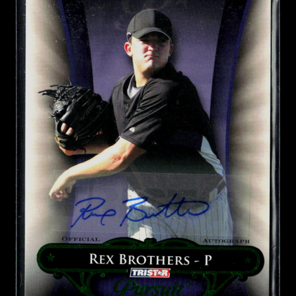 2010 TRISTAR Pursuit Rex Brothers #14 Green 24/25 Auto