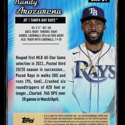 2024 Topps Chrome All-Etch Randy Arozarena #CAE-21
