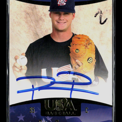 2007 USA Baseball National Team Petey Paramore #75 Auto