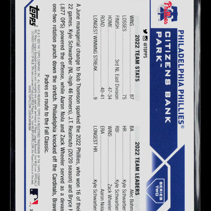 2023 Topps Philadelphia Phillies rainbow Foil #567