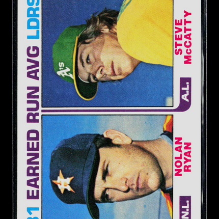 1982 Topps Nolan Ryan Steve McCatty #167