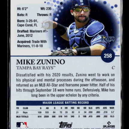 2022 Topps Pristine Mike Zunino #258 Refractor