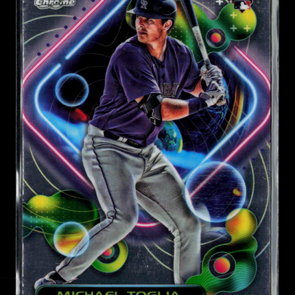 2023 Topps Chrome Cosmic Michael Toglia #18 RC