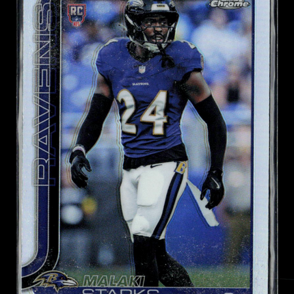 2025 Topps Chrome Malaki Starks #347 Refractor RC