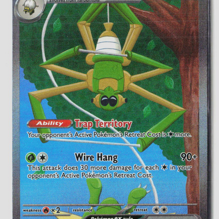 Pokemon 2023 Scarlet & Violet Spidops EX SAR #243/198
