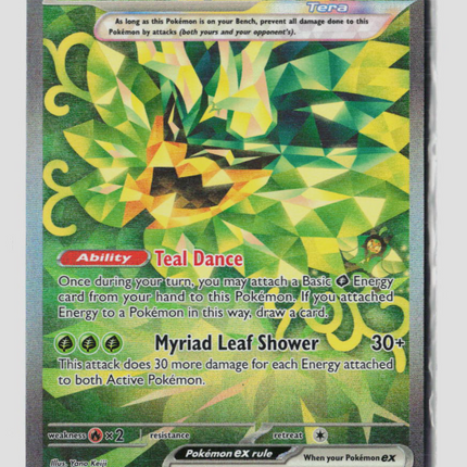 Pokemon 2024 Twilight Masquerade Teal Mask Ogerpon EX SAR #211/167