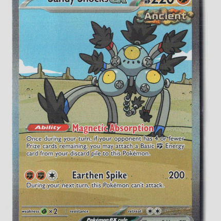 Pokemon 2023 Paradox Rift Sandy Shocks EX SAR #250/182