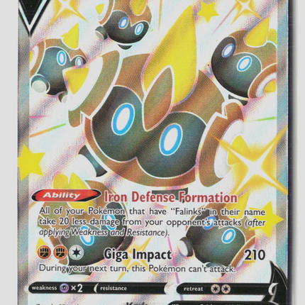 Pokemon 2021 Shining Fates Falinks V SSR #SV115/SV122