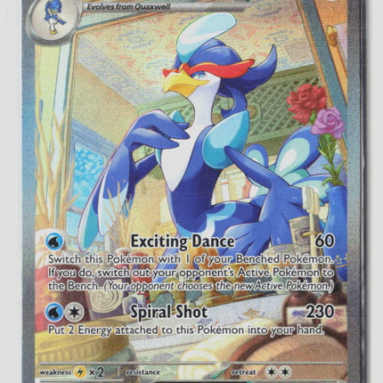 Pokemon 2023 Paldea Evolved Quaquaval EX SAR #260/193