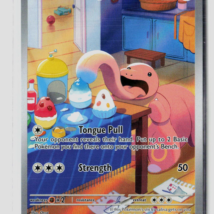 Pokemon 2024 Temporal Forces Lickitung #180/162