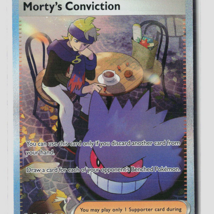 Pokemon 2024 Temporal Forces Morty's Conviction FA SAR #211/162