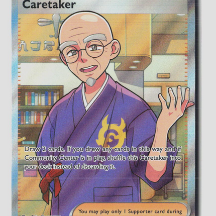 Pokemon 2024 Twilight Masquerade Caretaker UR FA #203/167
