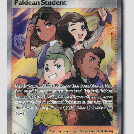 Pokemon 2024 Paldean Fates Paldean Student UR FA #231/91