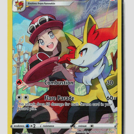Pokemon 2022 Silver Tempest Braixen CHR #TG01/TG30