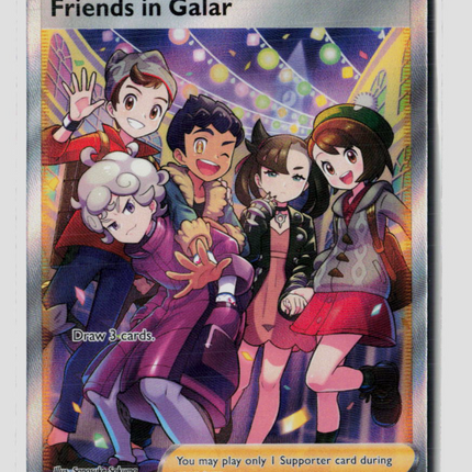 Pokemon 2022 Silver Tempest Friends In Galar CHR FA #TG23/TG30
