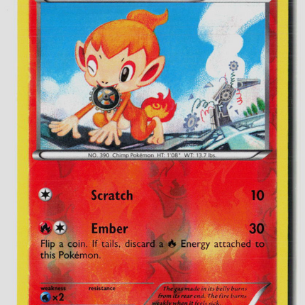 Pokemon 2016 Steam Siege Chimchar #18/114
