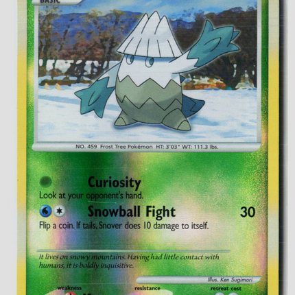 Pokemon 2011 Secret Wonders Snover #101/123