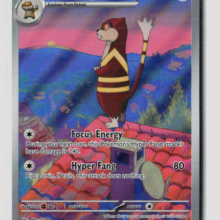 Pokemon 2025 White Flare Watchog #153/86