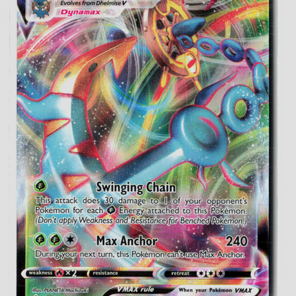 Pokemon 2021 Shining Fates Dhelmise VMAX RRR #10/72