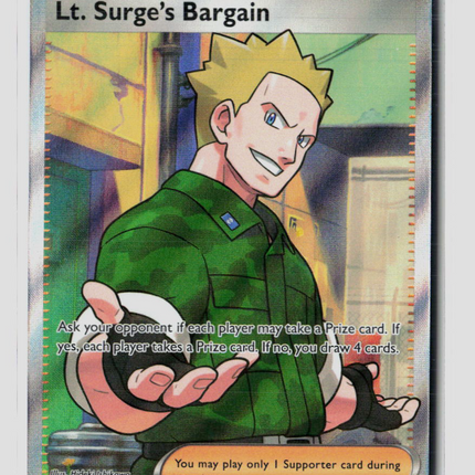 Pokemon 2025 Mega Evolution LT. Surge's Bargain SR FA #170/132