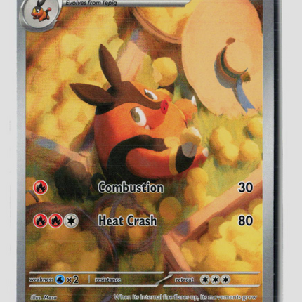Pokemon 2025 White Flare Pignite FA #97/86